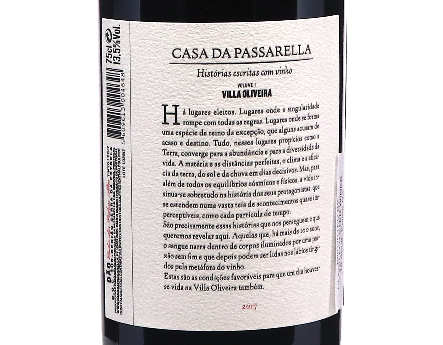 Villa Oliveira Vinha das Pedras Altas Dao 2017