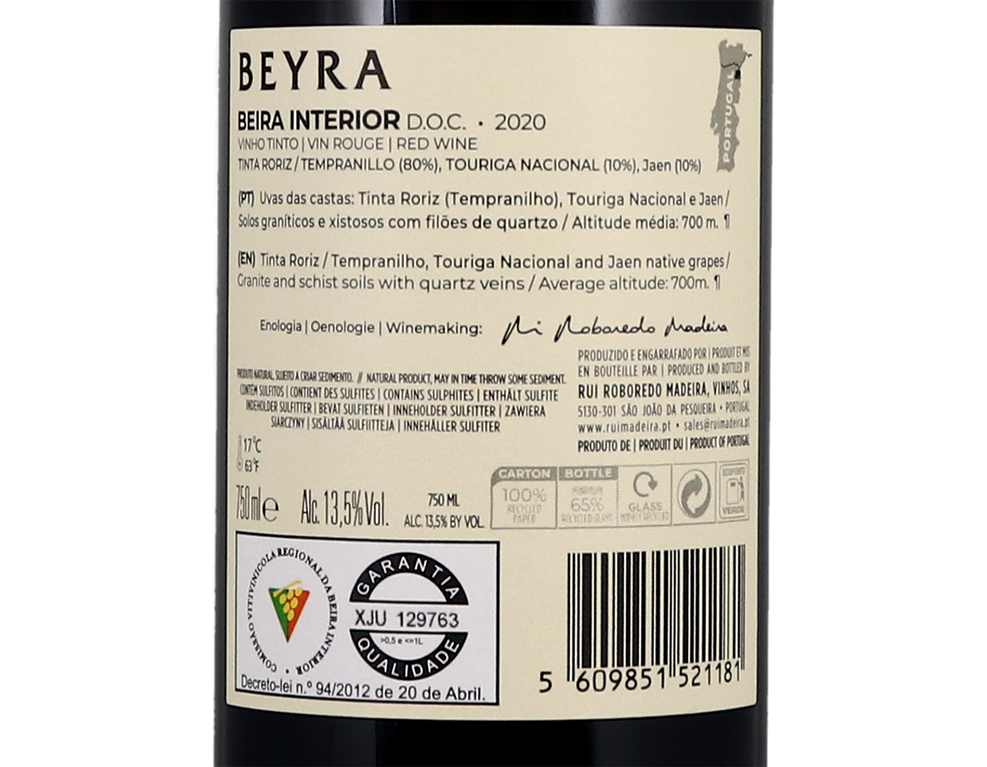 Rui Madeira Beyra Tinto Beira Interior 2020