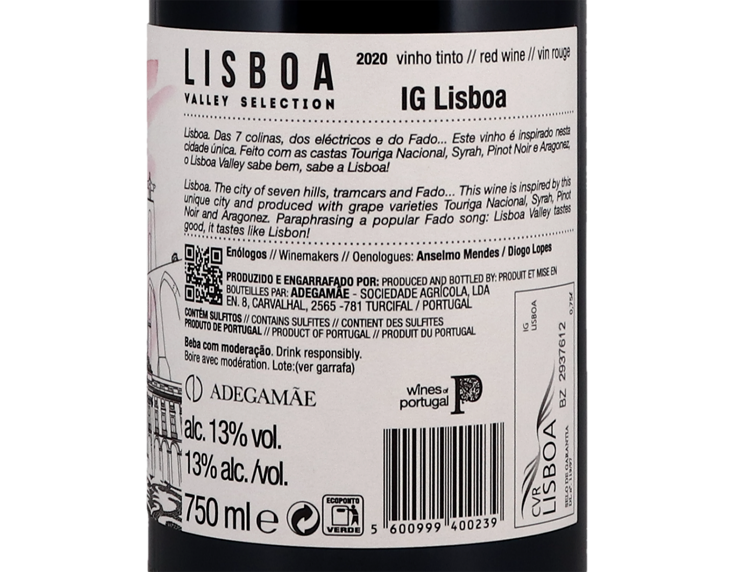 AdegaMae Lisboa Valley Selection Red 2020