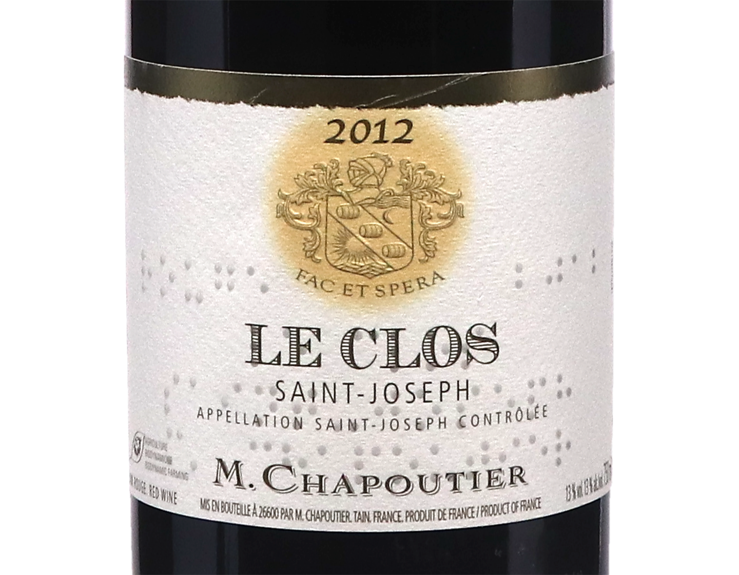 Saint-Joseph Le Clos, Chapoutier 2012