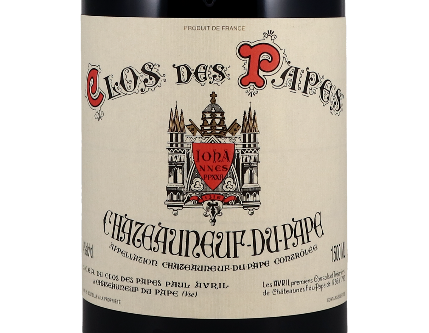 Magnum of Châteauneuf-du-Pape, Clos des Papes 2014