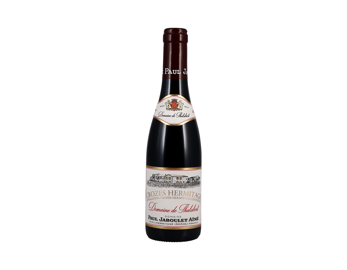 Half bottle of Crozes Hermitage Dom de Thalabert Paul Jaboulet Aine 2014