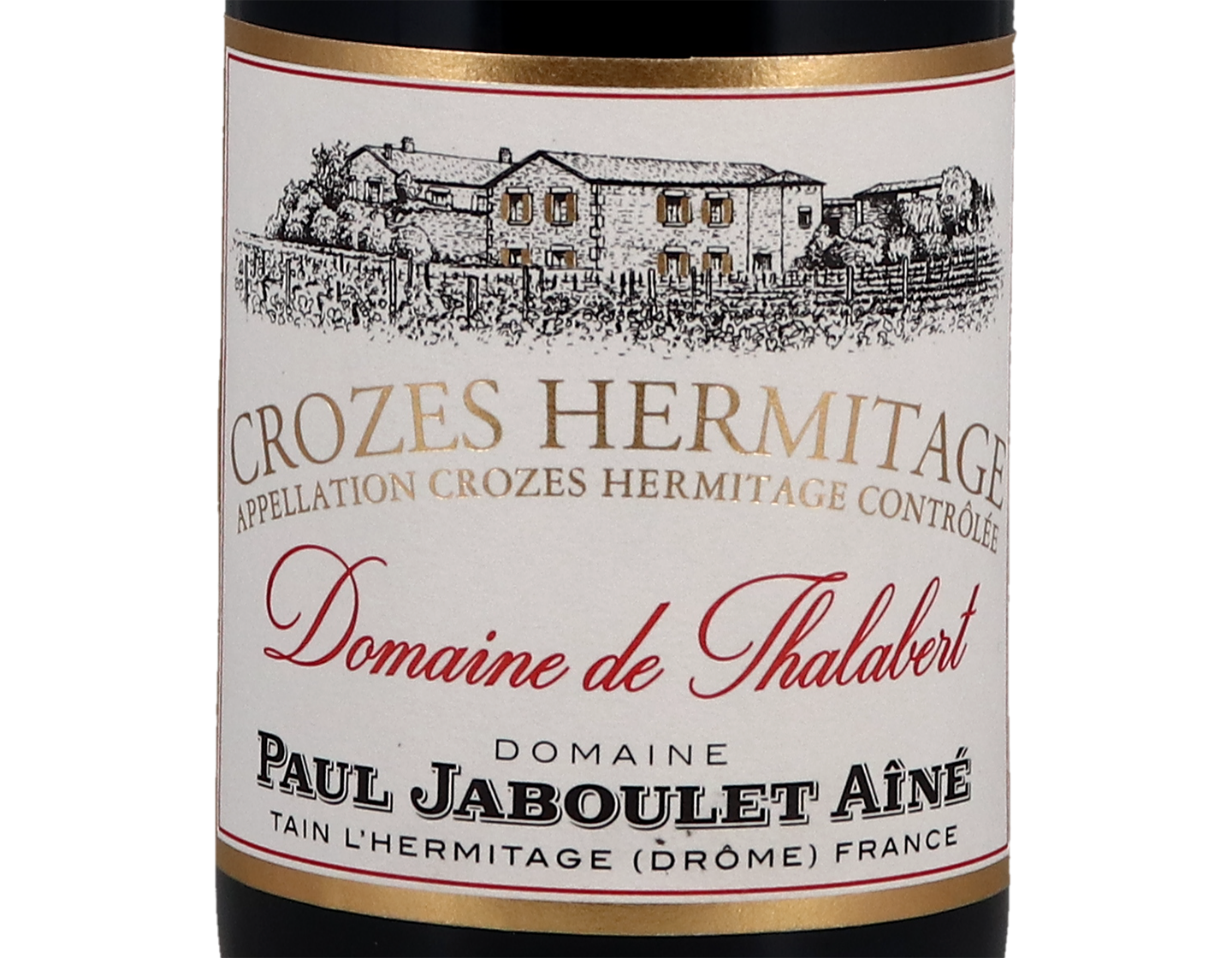 Half bottle of Crozes Hermitage Dom de Thalabert Paul Jaboulet Aine 2014