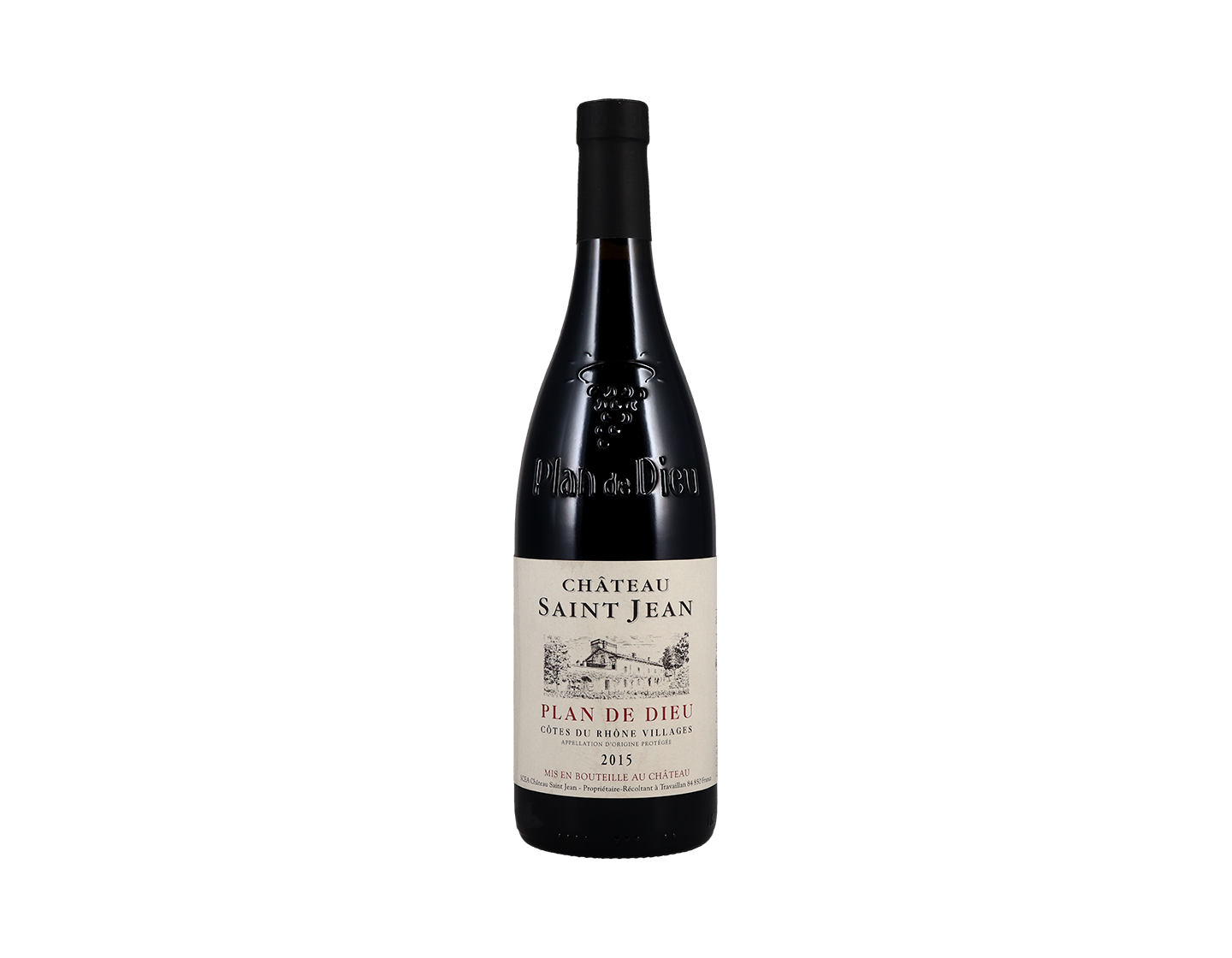 Plan de Dieu Cotes du Rhone Village Chateau Saint Jean 2015