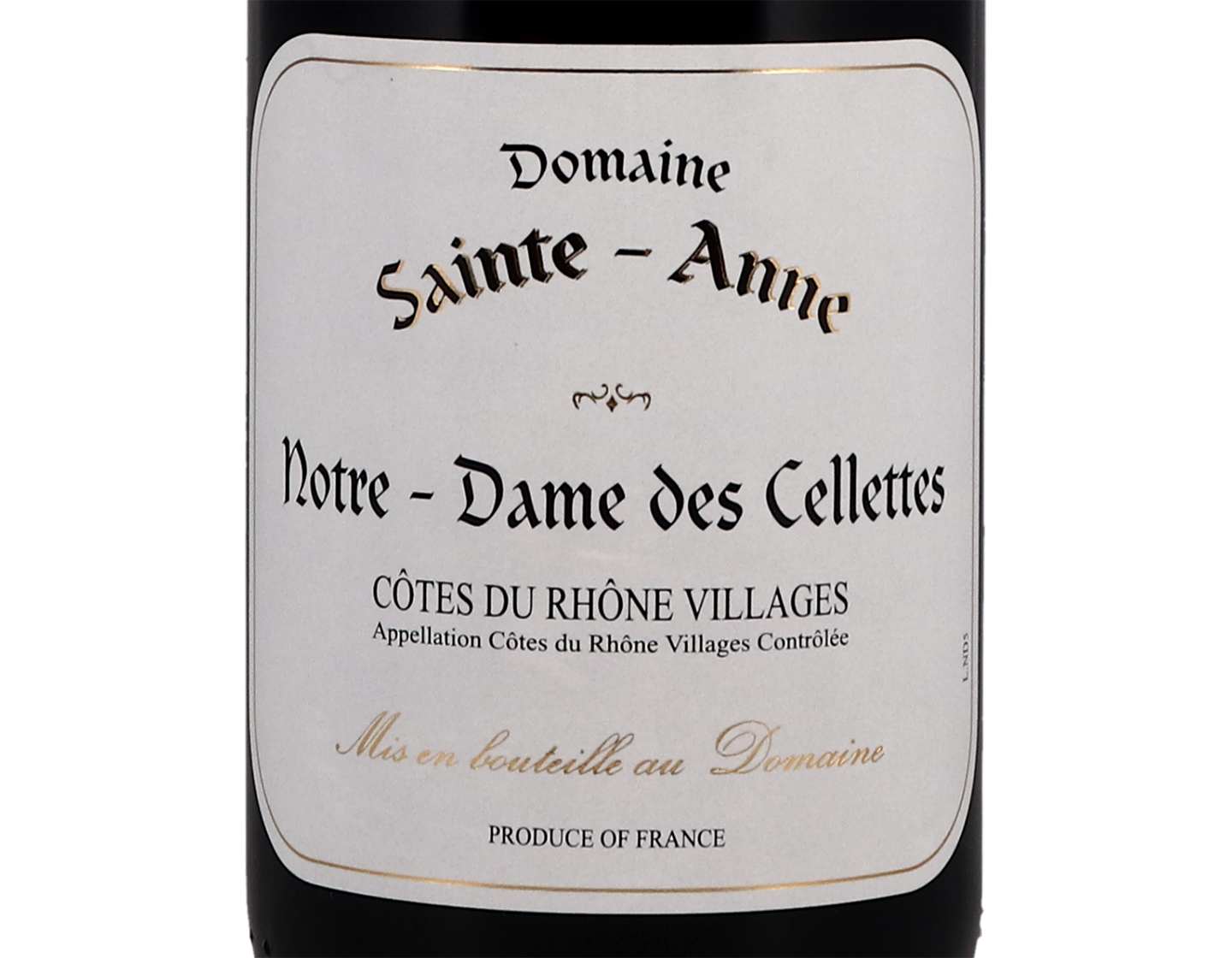 Cotes du Rhone Villages Notre Dame des Cellettes 2015 Domaine Ste Anne