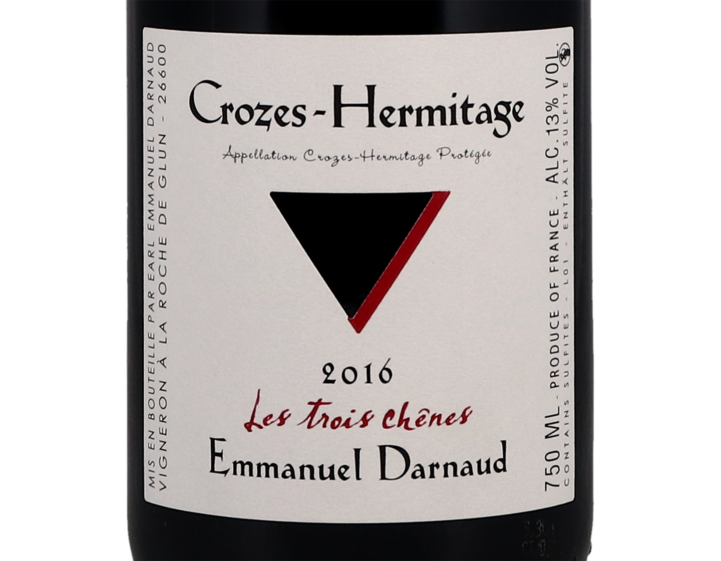 Crozes Hermitage Trois Chenes Emmanuel Darnaud 2016