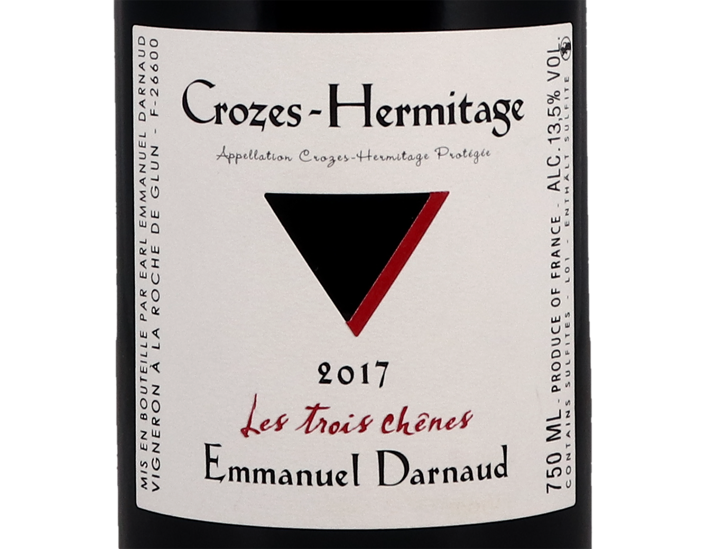 Crozes Hermitage Trois Chenes Emmanuel Darnaud 2017