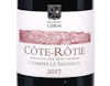 Cote Rotie Champin Seigneur Domaine Gerin 2017 Red view 2