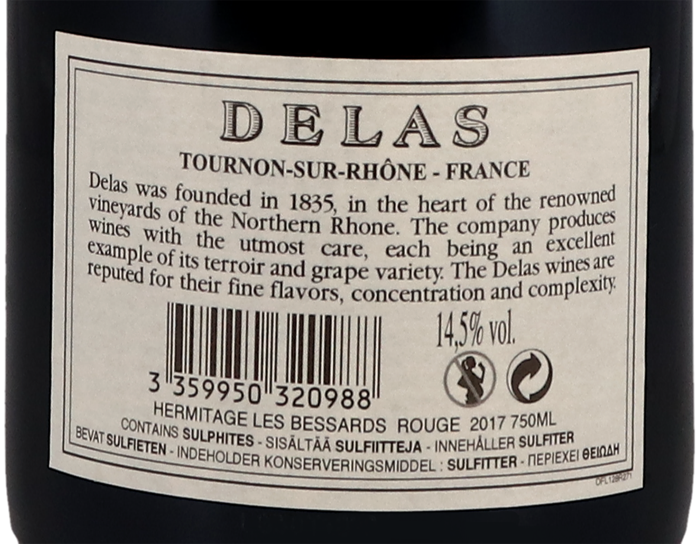 Hermitage Les Bessards Delas 2017
