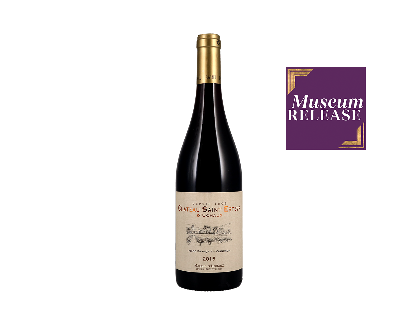 Massif d'Uchaux Cotes du Rhone Villages Vieilles Vignes Ch Saint Esteve 2015