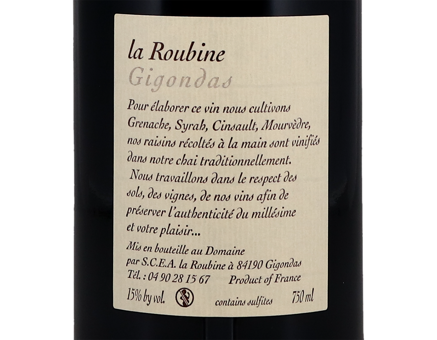 Gigondas Domaine de la Roubine 2017