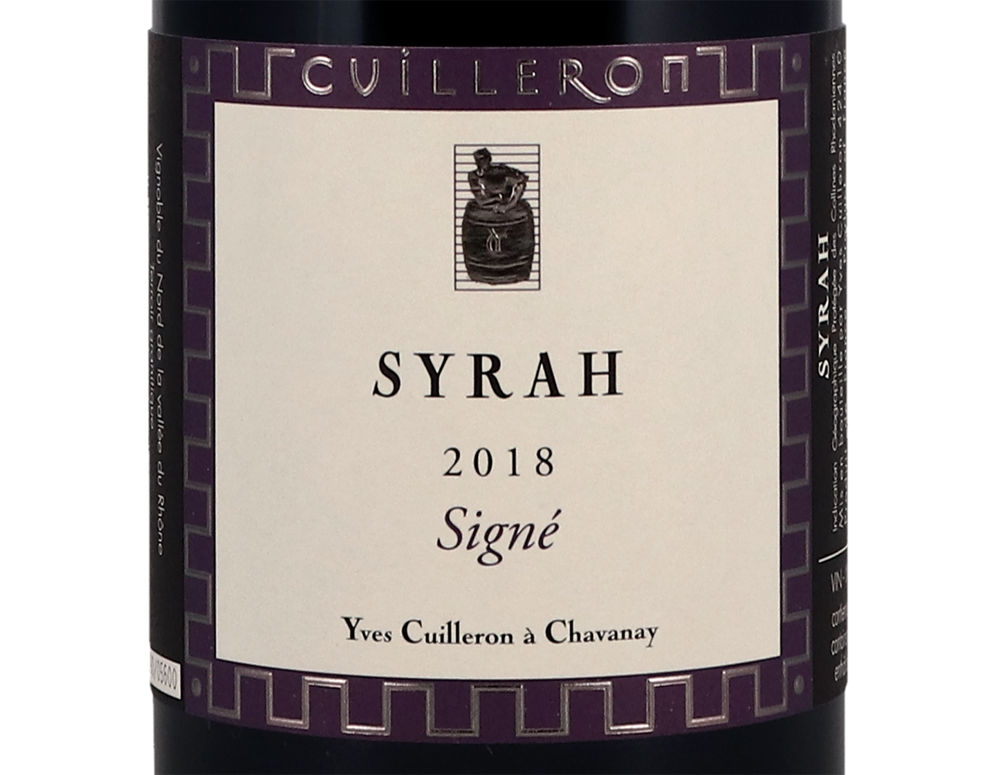 Syrah-Viognier, Signé, Domaine Cuilleron 2018