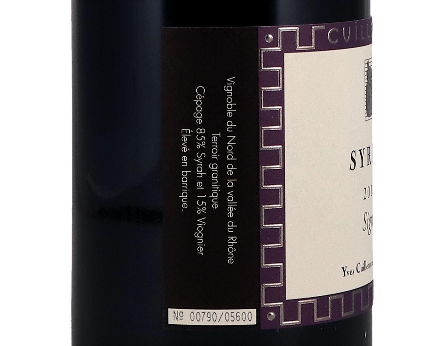 Syrah-Viognier, Signé, Domaine Cuilleron 2018