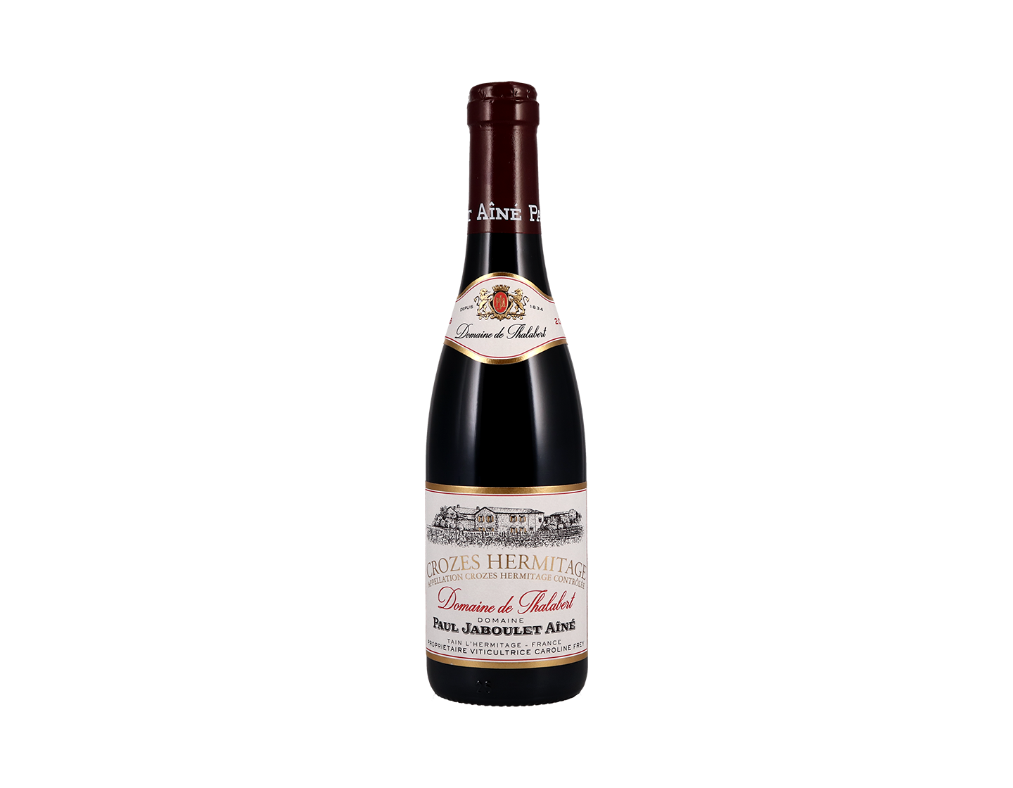Half bottle of Crozes Hermitage Domaine de Thalabert Paul Jaboulet Aine 2018