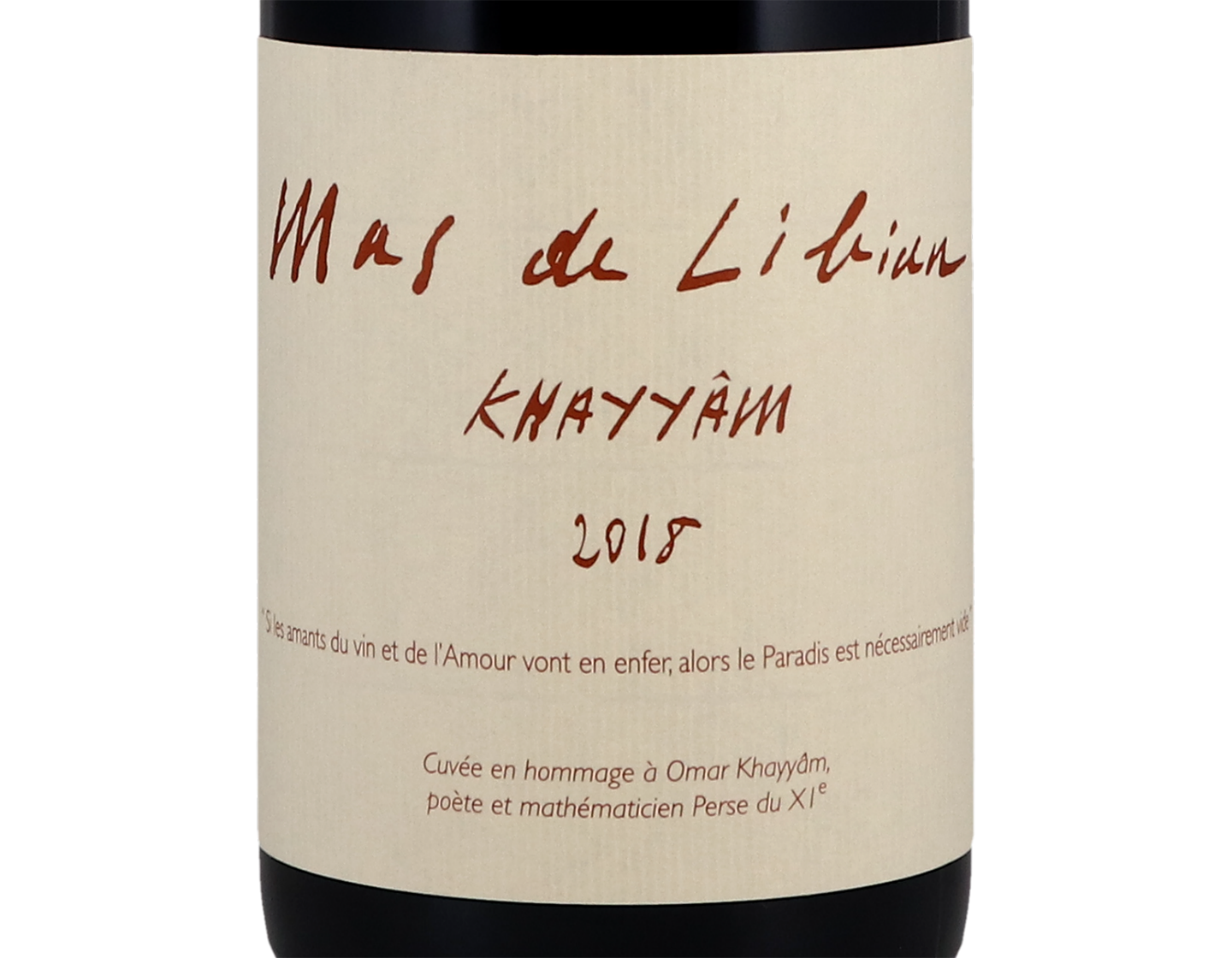 Côtes-du-Rhône Villages Omar Khayyam, Mas du Libian 2018