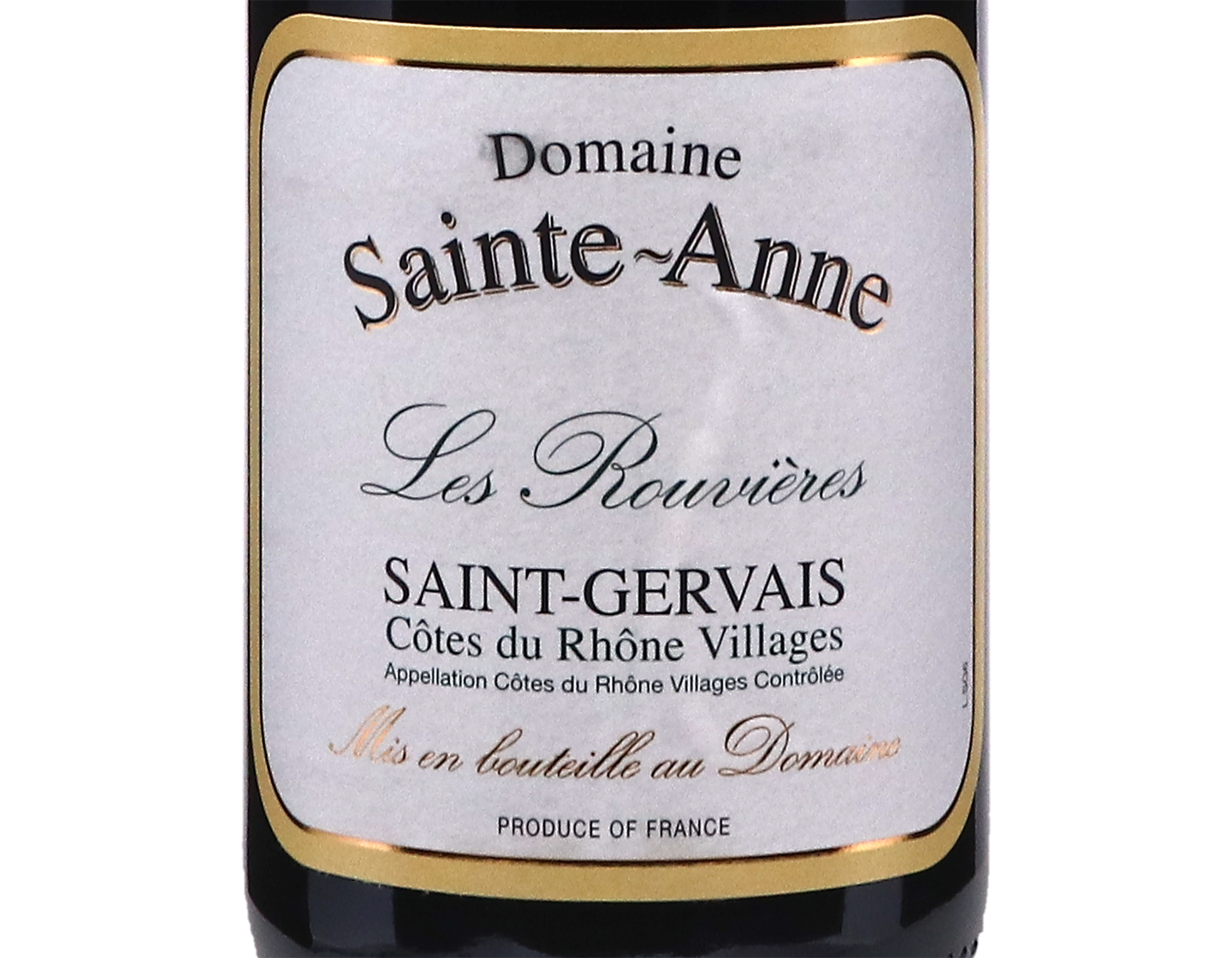 St Gervais Les Rouvieres Cotes du Rhone Villages Domaine Ste Anne 2019 Red