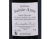 St Gervais Les Rouvieres Cotes du Rhone Villages Domaine Ste Anne 2019 Red view 3