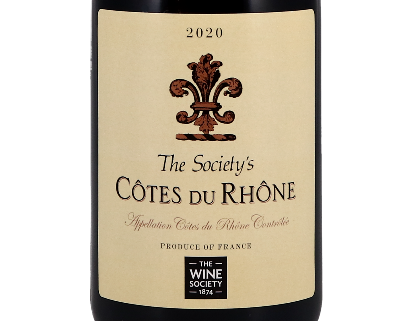 Half bottle of The Society's Cotes du Rhone 2020