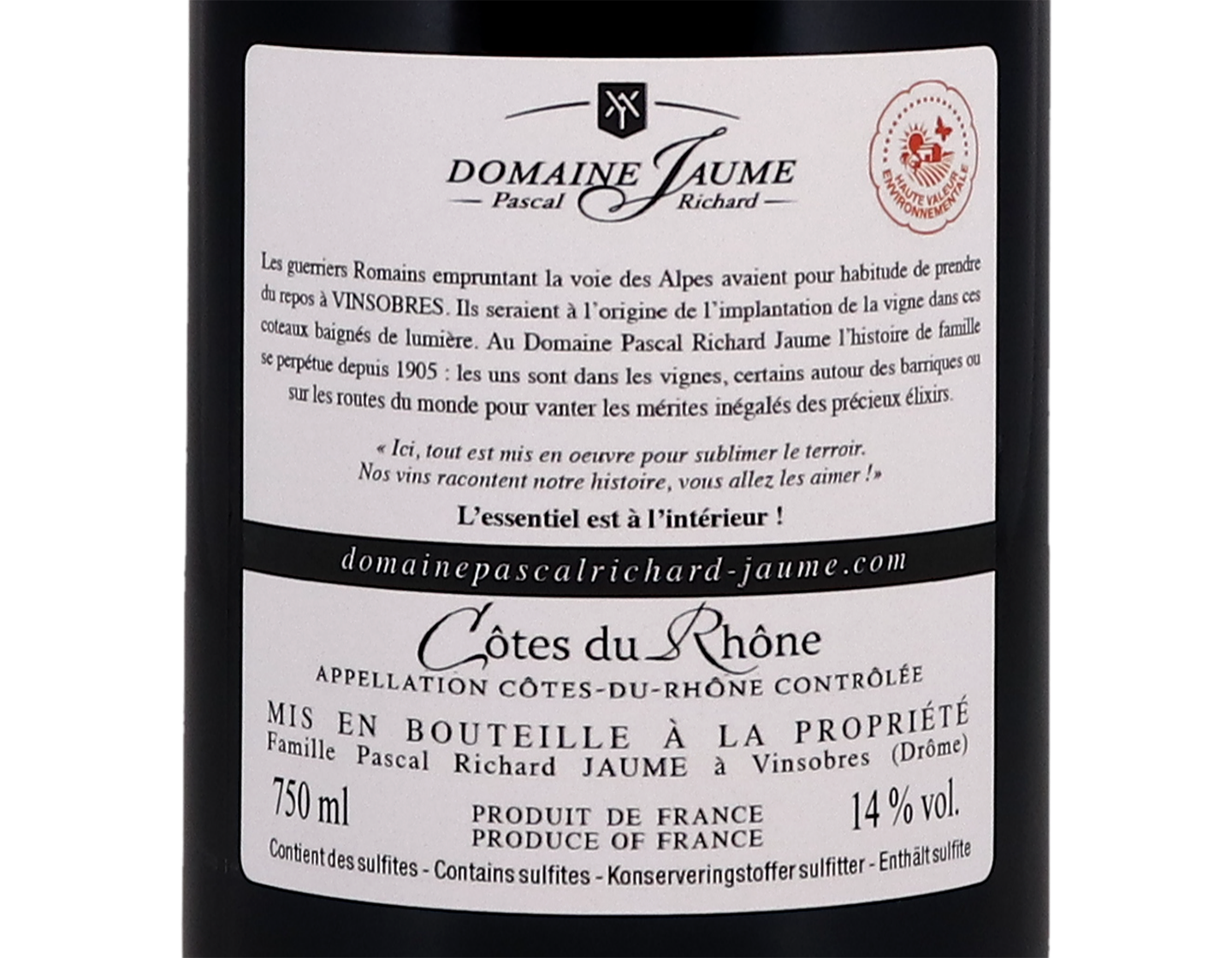 Côtes-du-Rhône, Domaine Jaume 2020