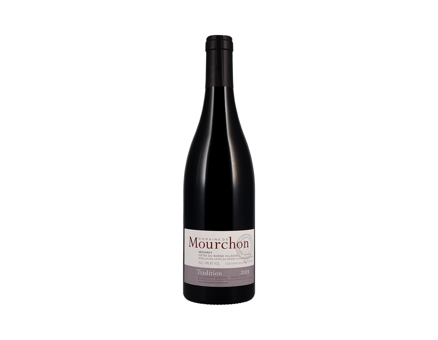 Séguret Côtes-du-Rhône Villages Tradition, Domaine de Mourchon 2019