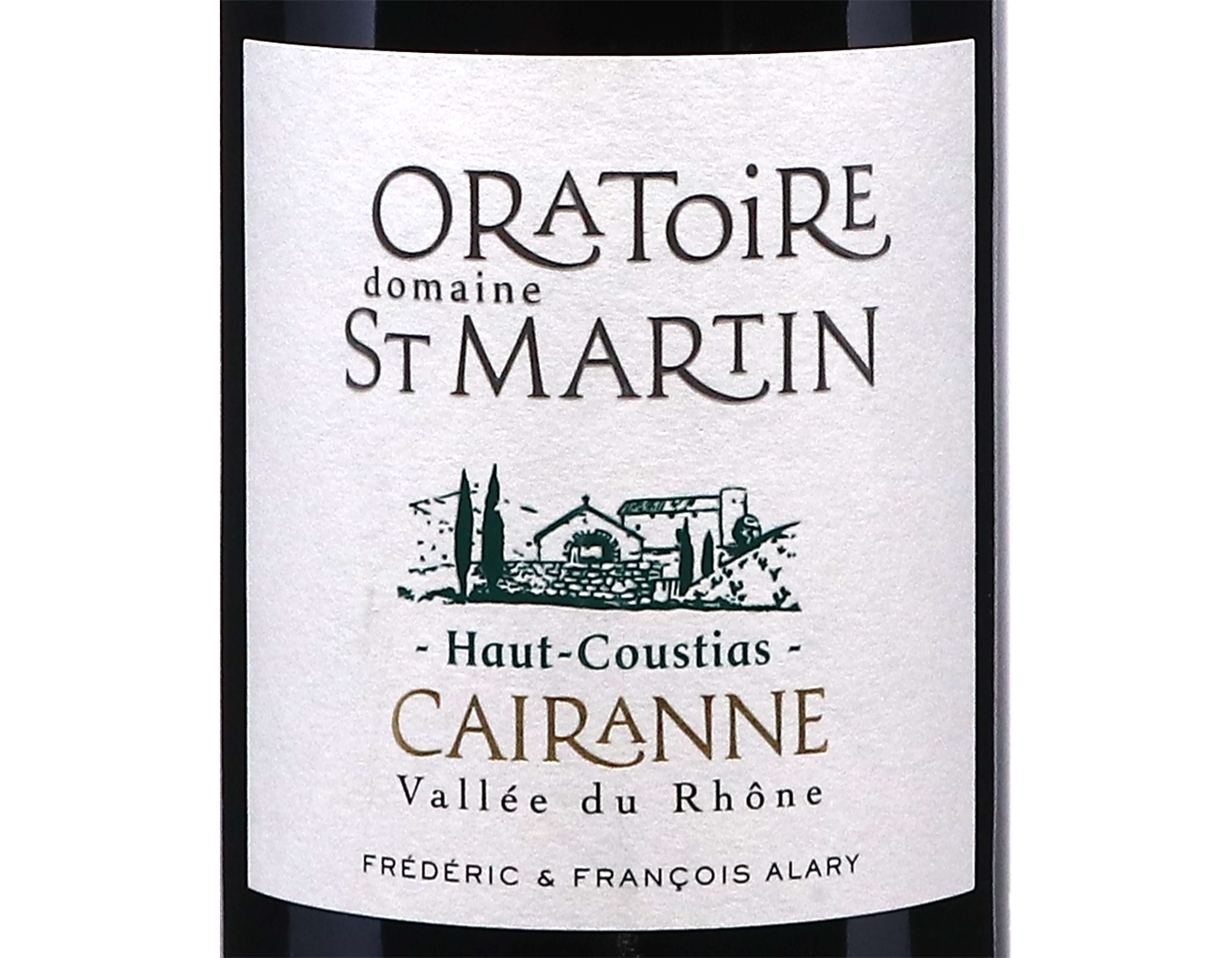Cairanne Haut Coustias Oratoire Saint Martin 2019 ORGANIC