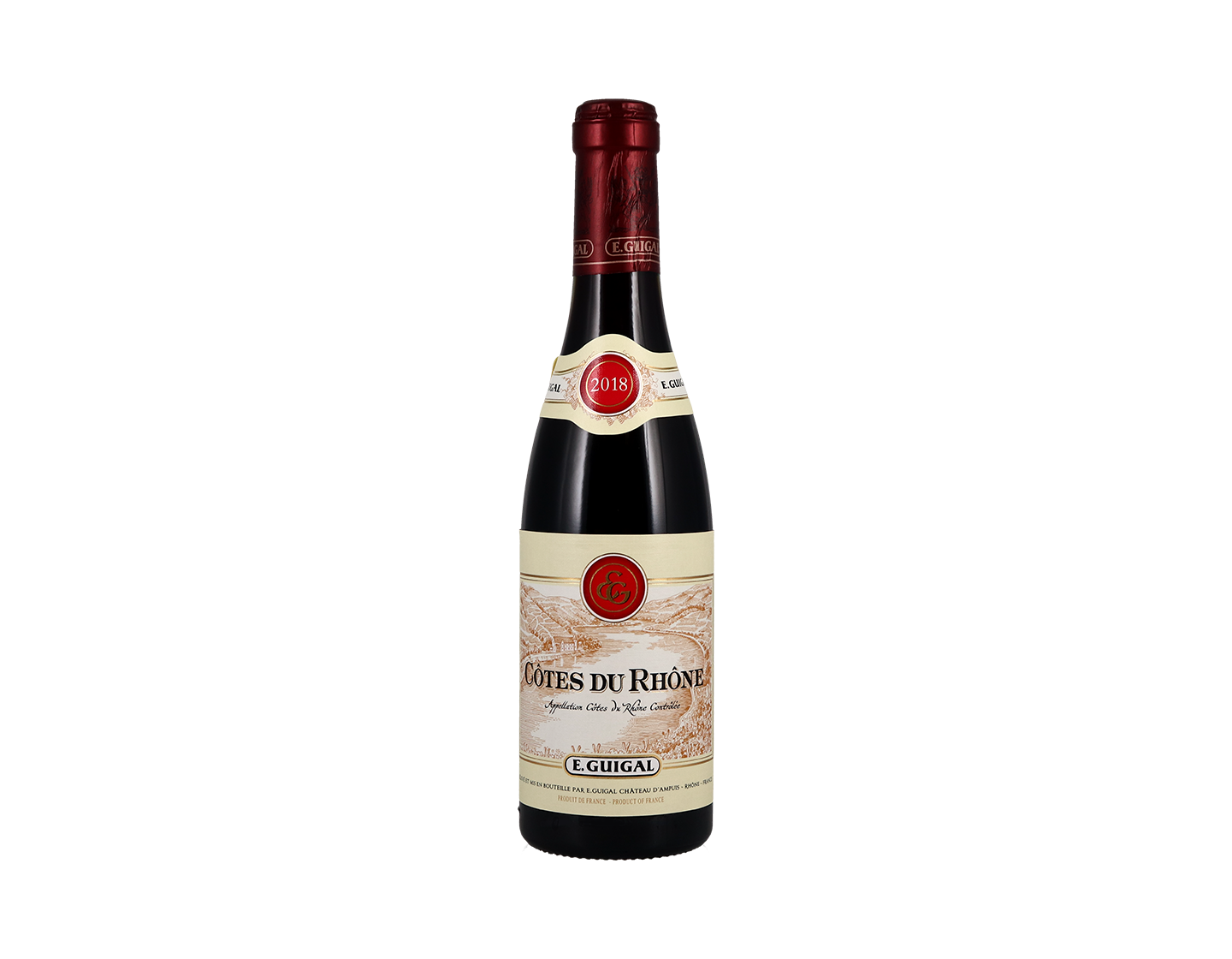 Half bottle of Cotes du Rhone Rouge Guigal 2018