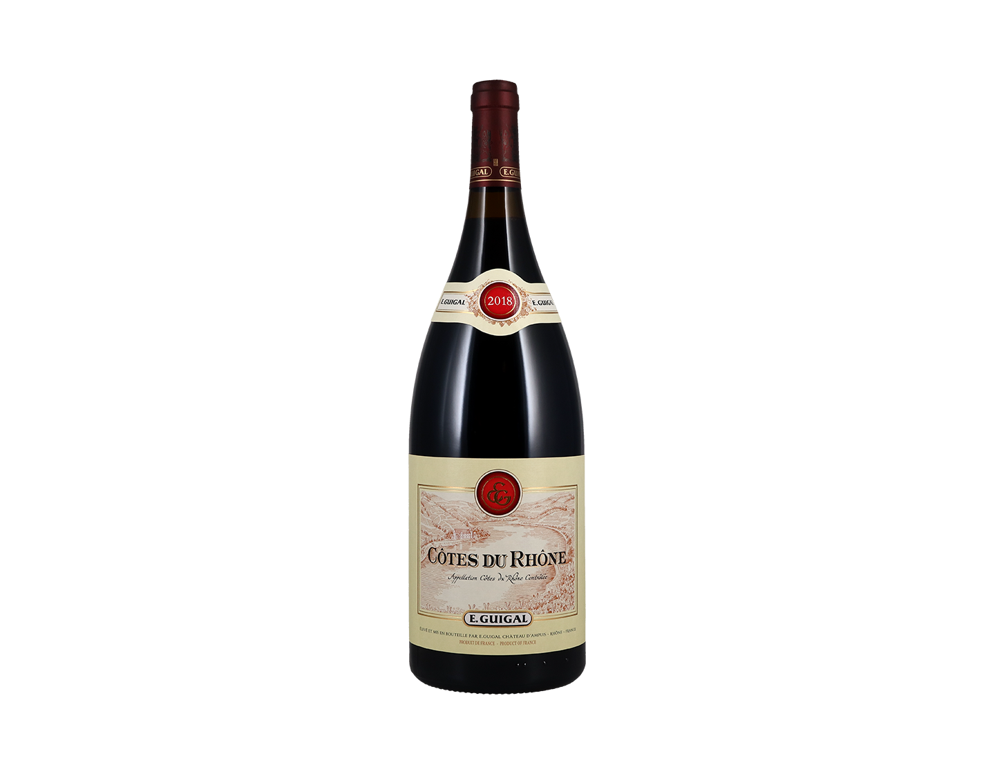 Magnum of Cotes du Rhone Rouge Guigal 2018