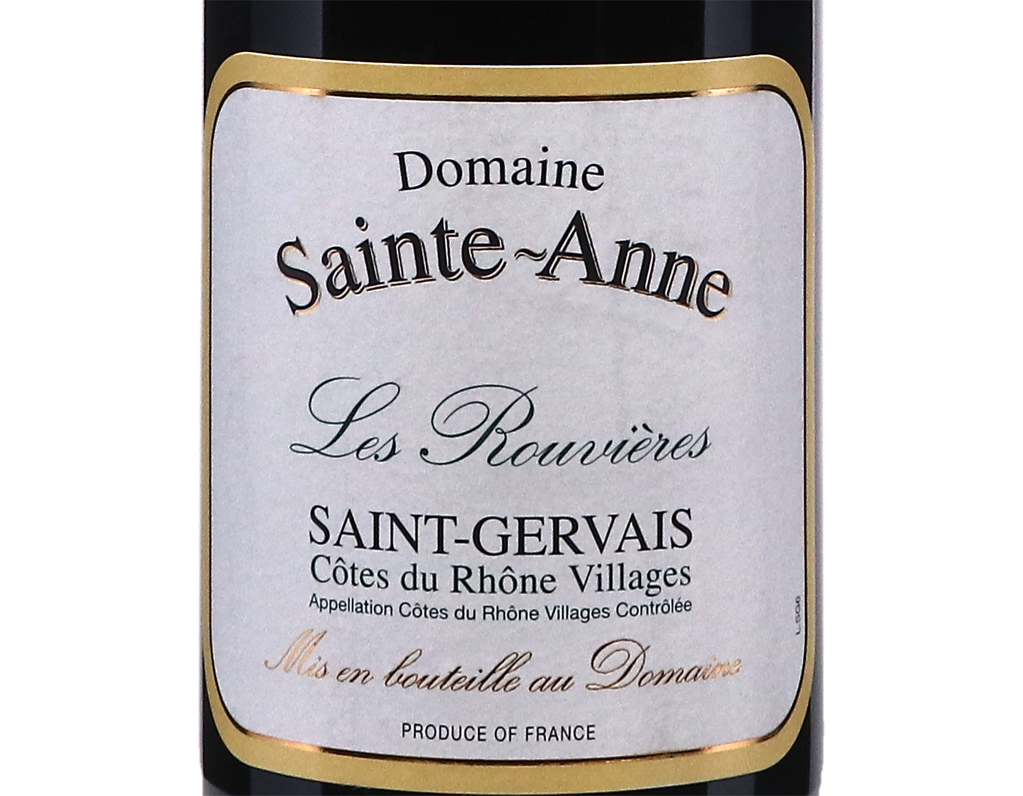 St Gervais Les Rouvières Cotes du Rhône Villages Domaine Ste Anne 2020