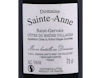 St Gervais Les Rouvieres Cotes du Rhone Villages Domaine Ste Anne 2020 view 3