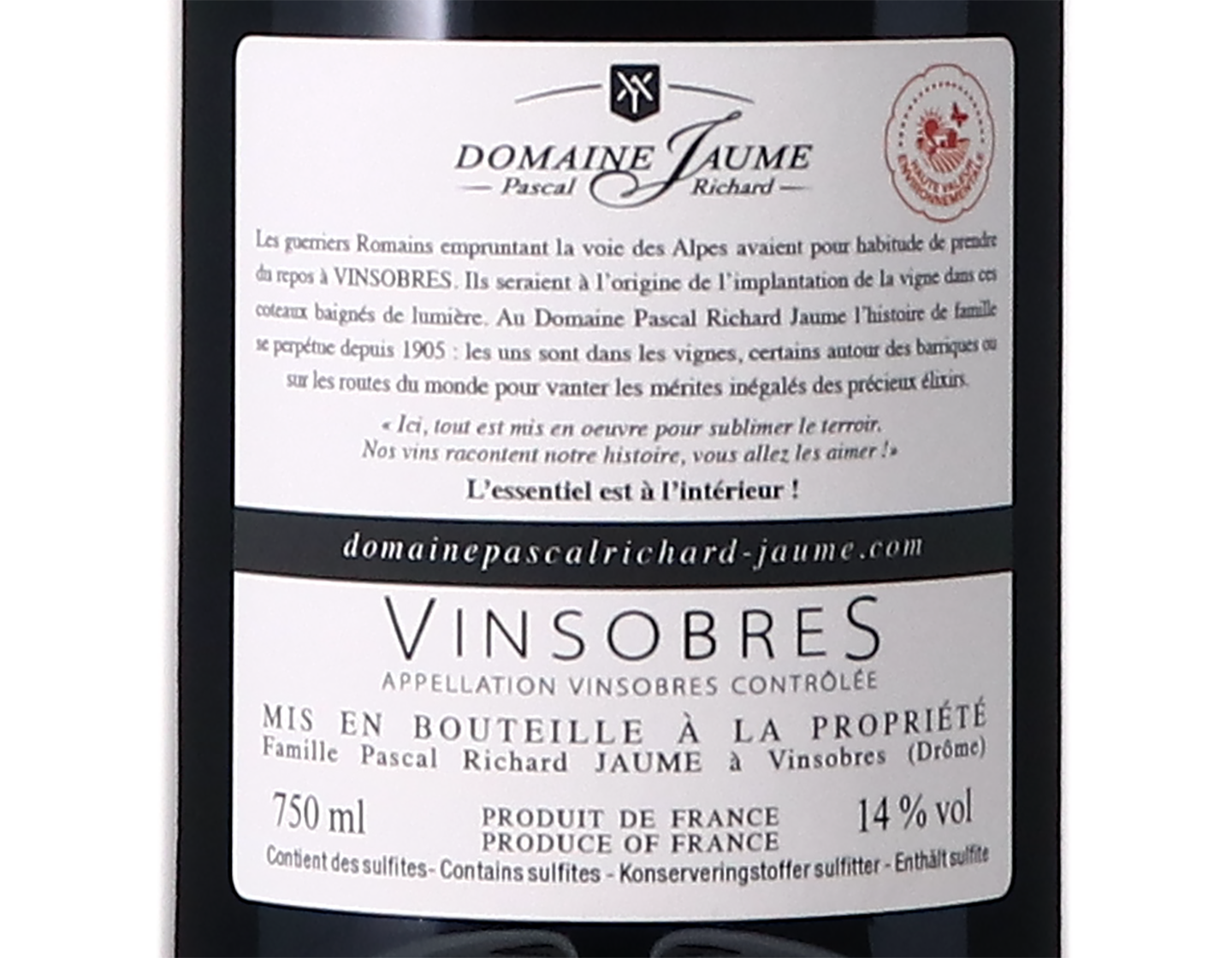 Vinsobres Altitude 420 Domaine Jaume 2020