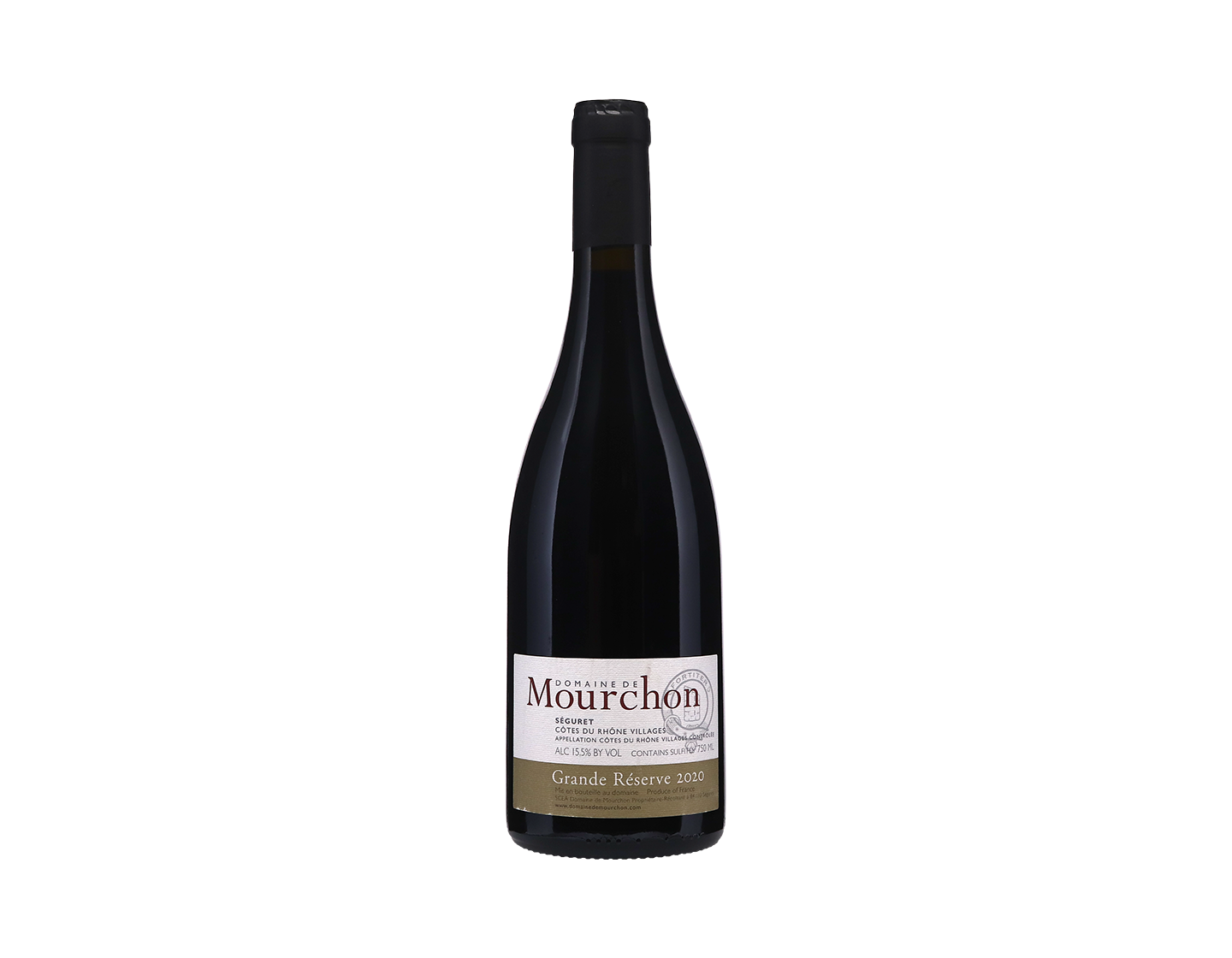 Seguret Cotes du Rhone Villages Grande Reserve Domaine de Mourchon 2020 Red