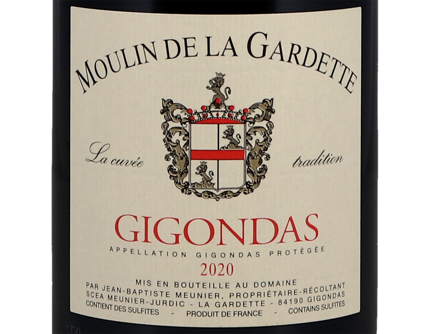 Gigondas Tradition Moulin de la Gardette 2020