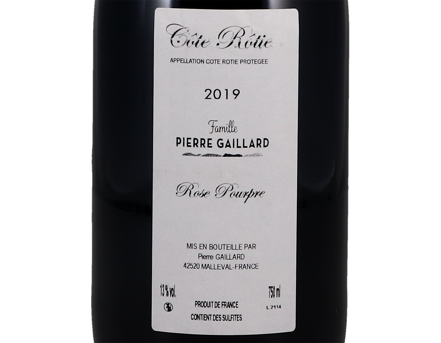Cote Rotie Rose Pourpre Pierre Gaillard 2019
