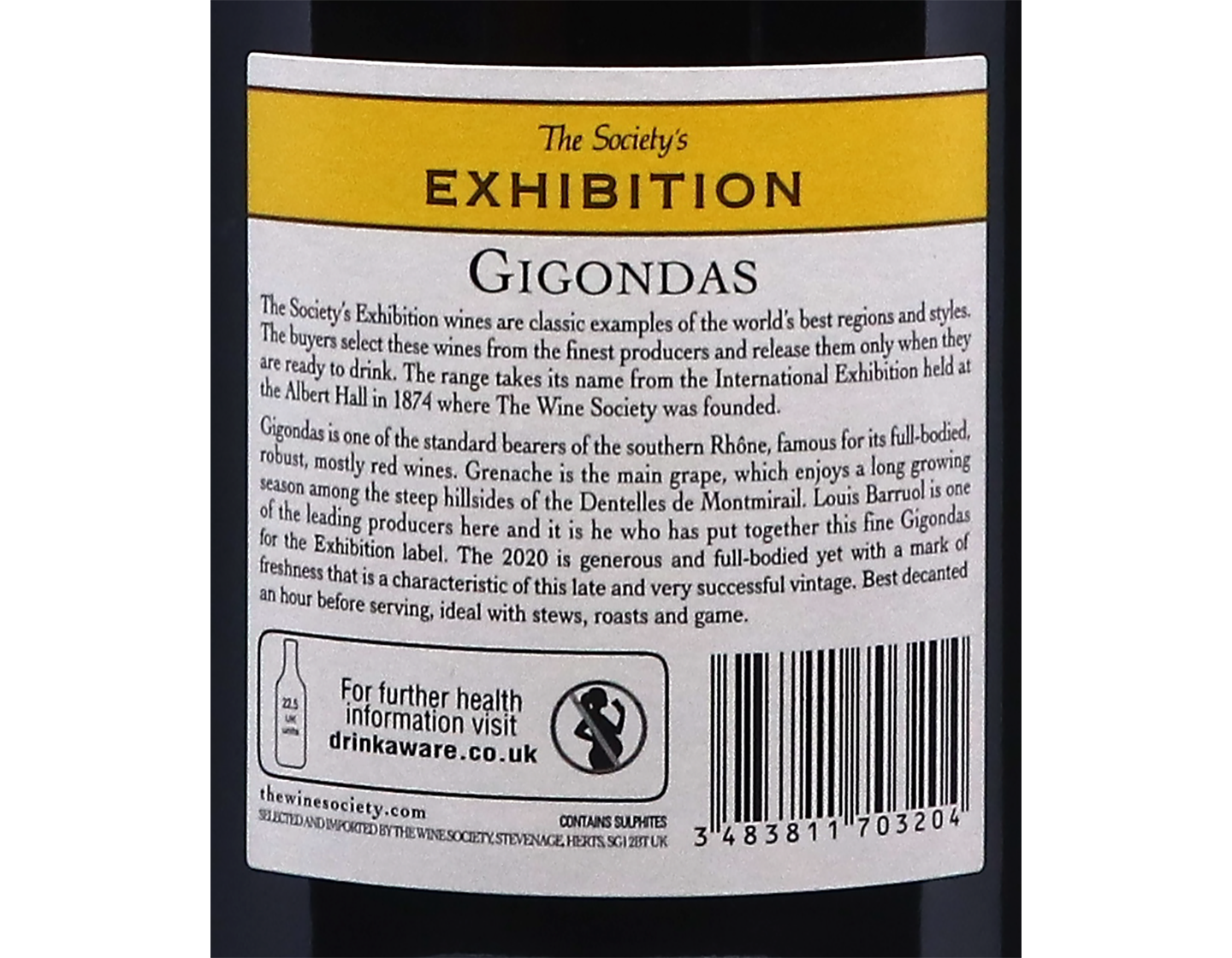 Magnum of The Society's Exhibition Gigondas 2020