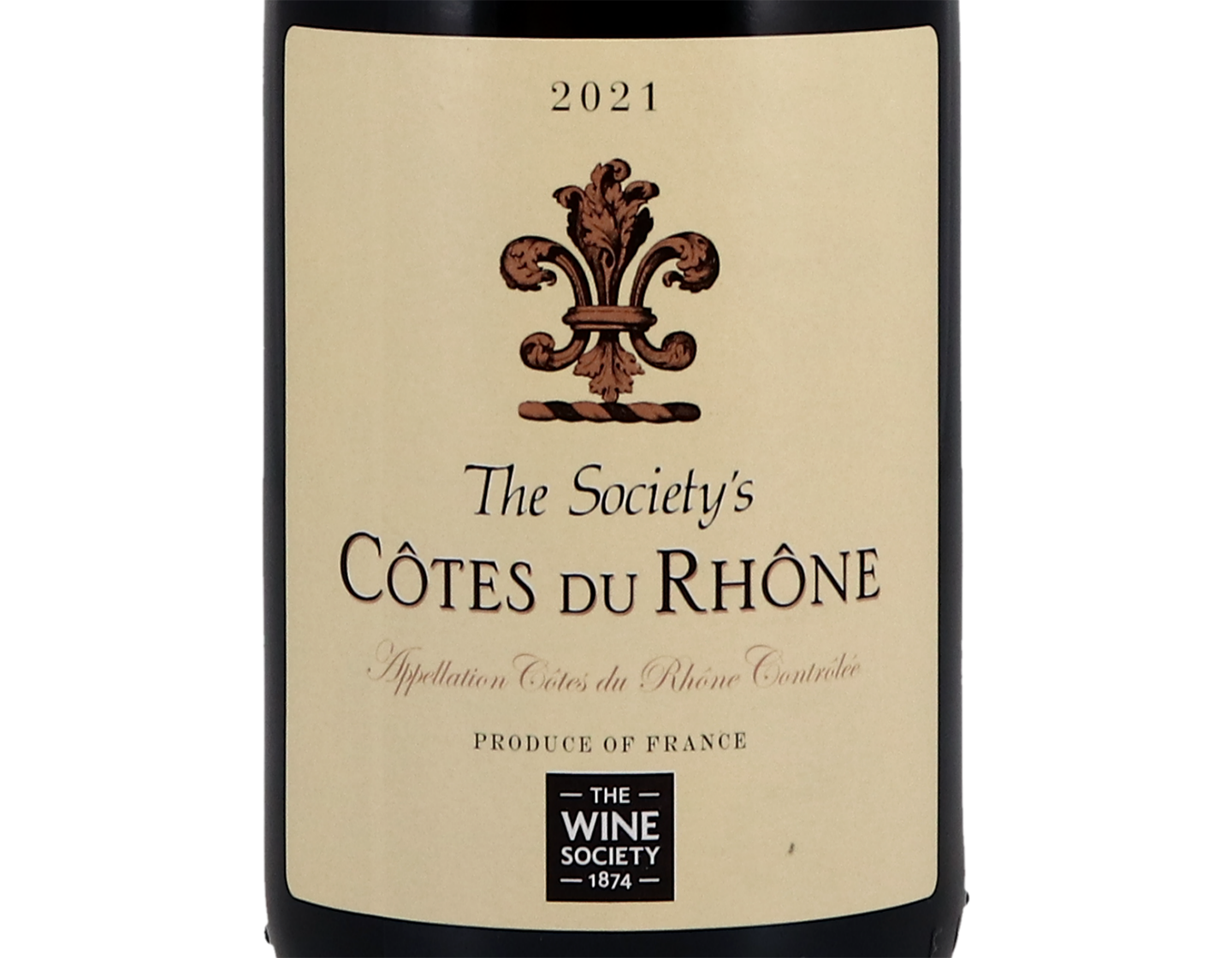 Half bottle of The Society's Côtes-du-Rhône 2021c