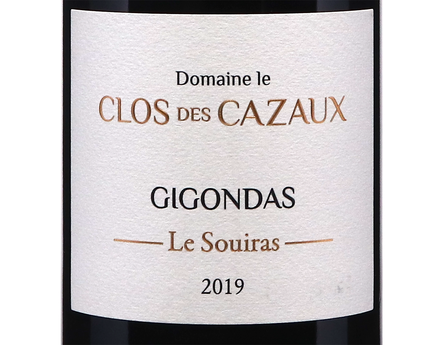 Gigondas Le Souiras Clos des Cazaux 2019