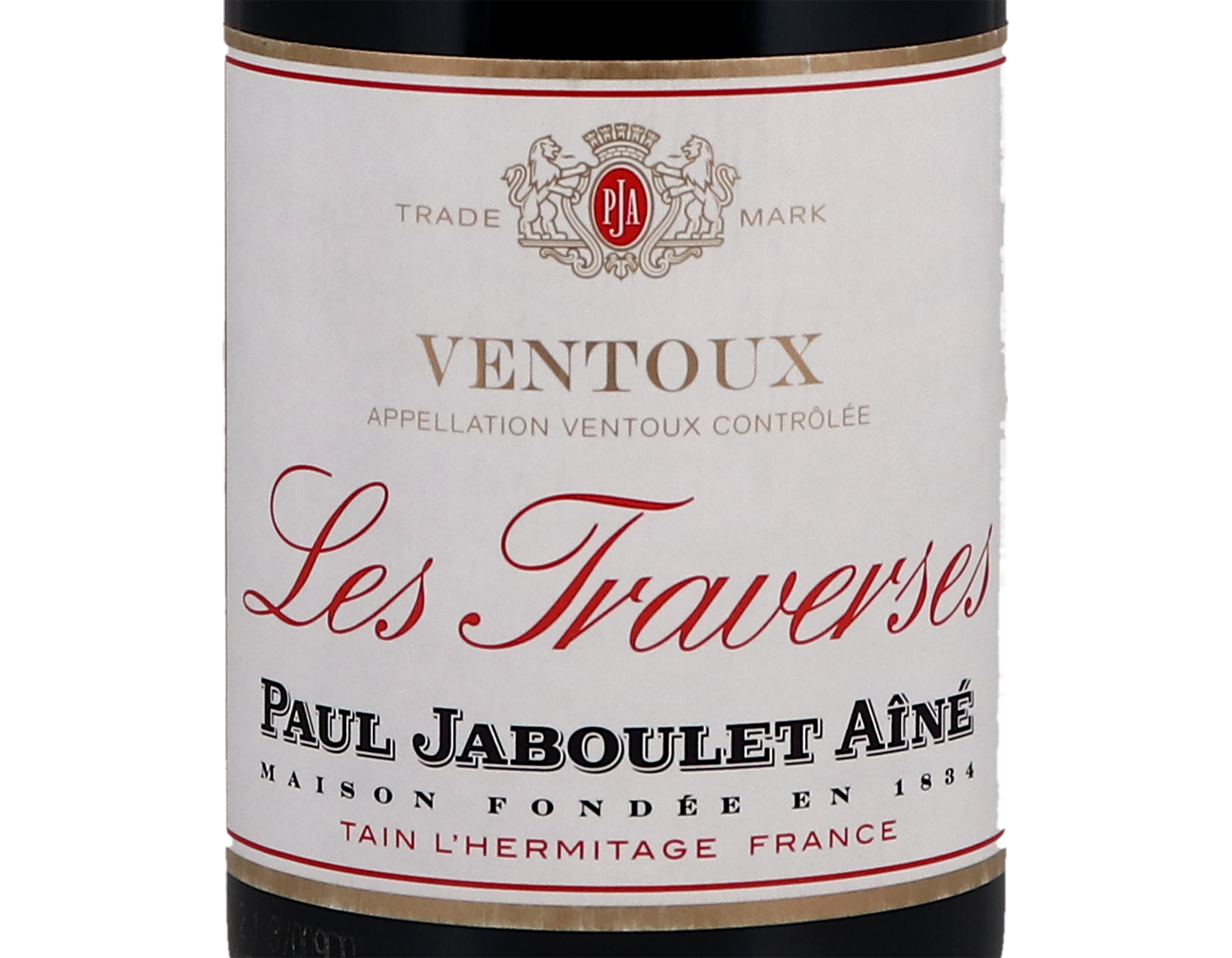 Half bottle of Ventoux Les Traverses Paul Jaboulet Aine 2021