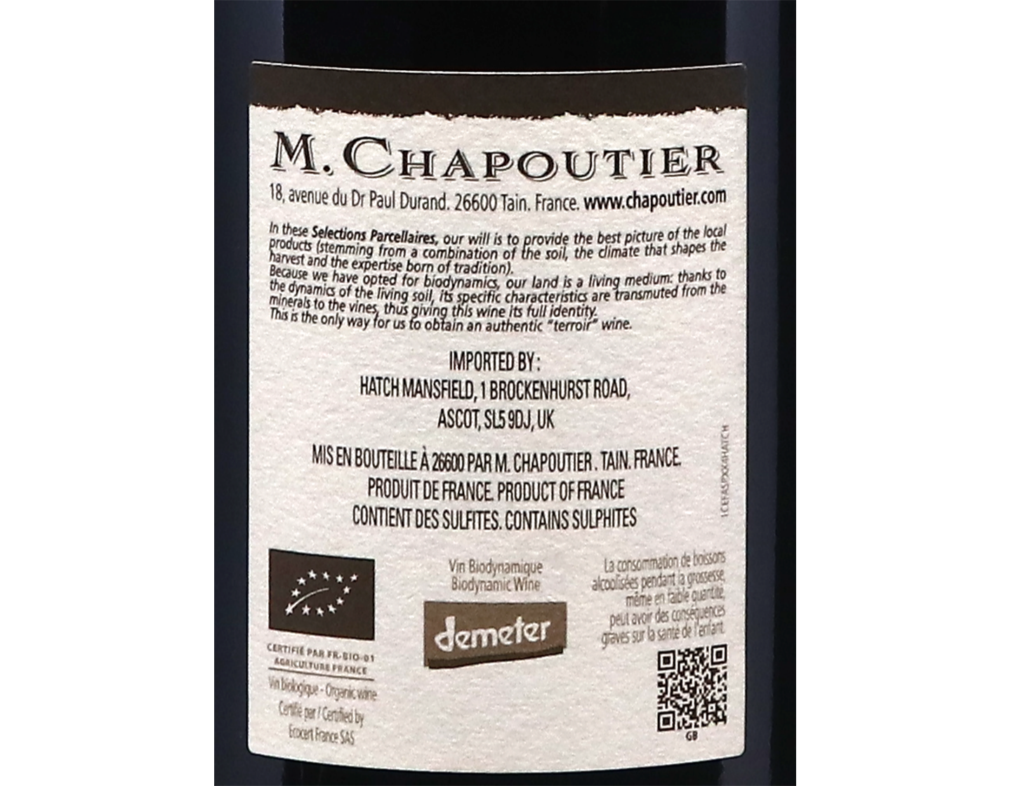 Saint-Joseph Granits Rouge, Chapoutier 2021