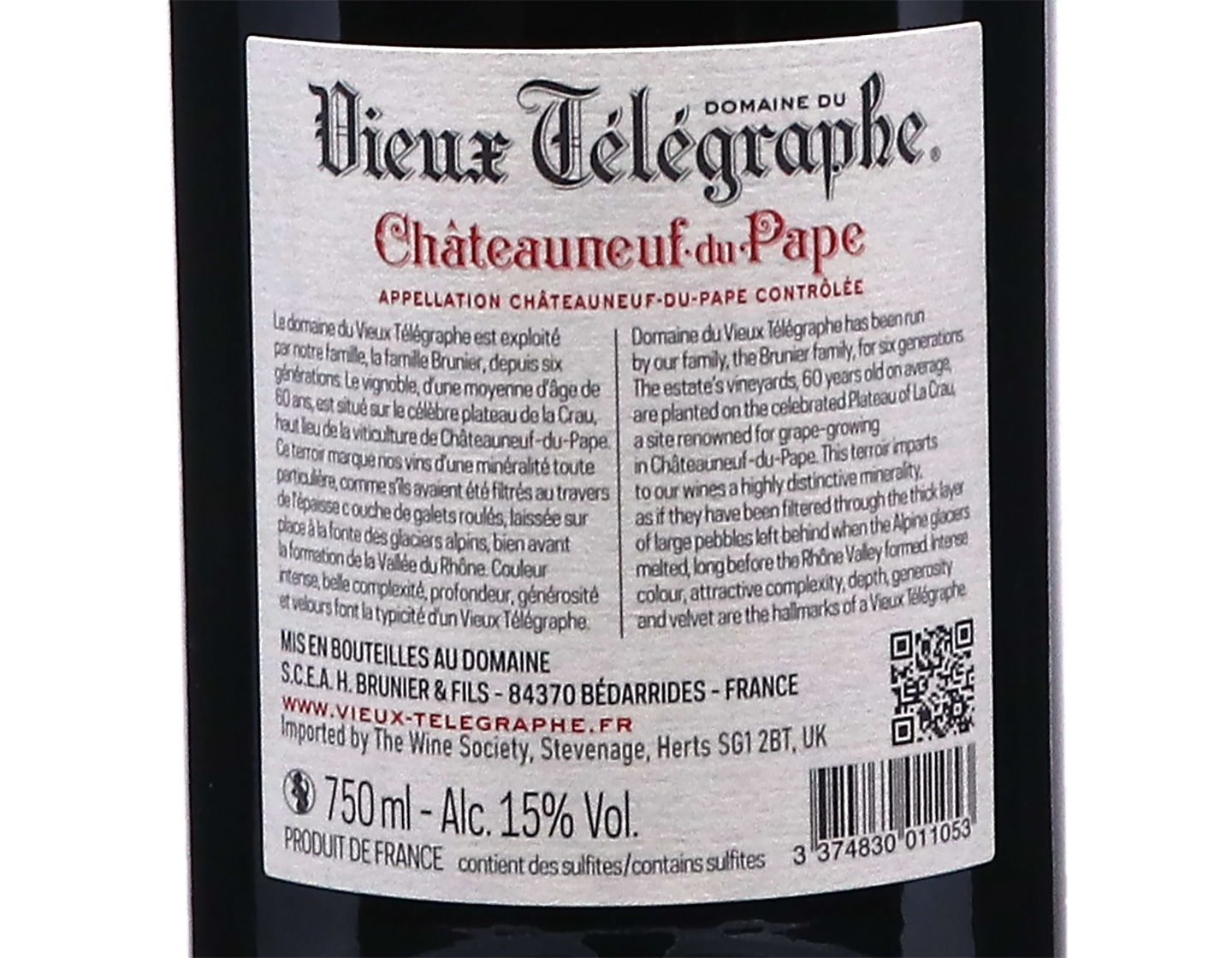 Châteauneuf-du-Pape, Domaine du Vieux Télégraphe 2021