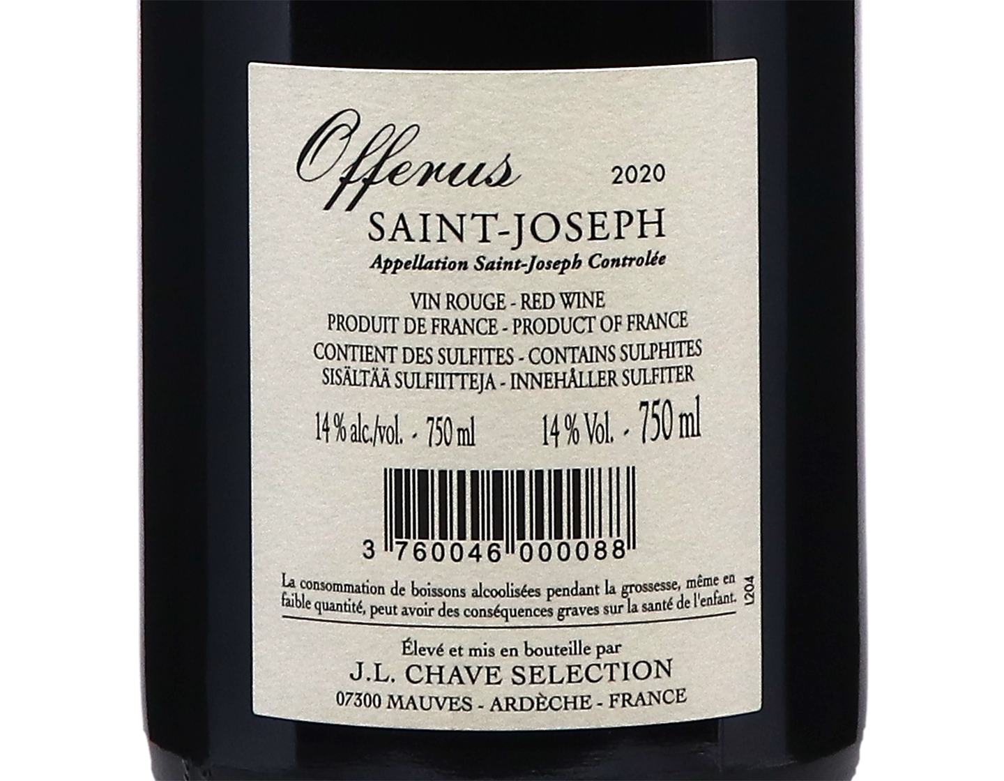 Saint Joseph Offerus Selections Jean Louis Chave 2020