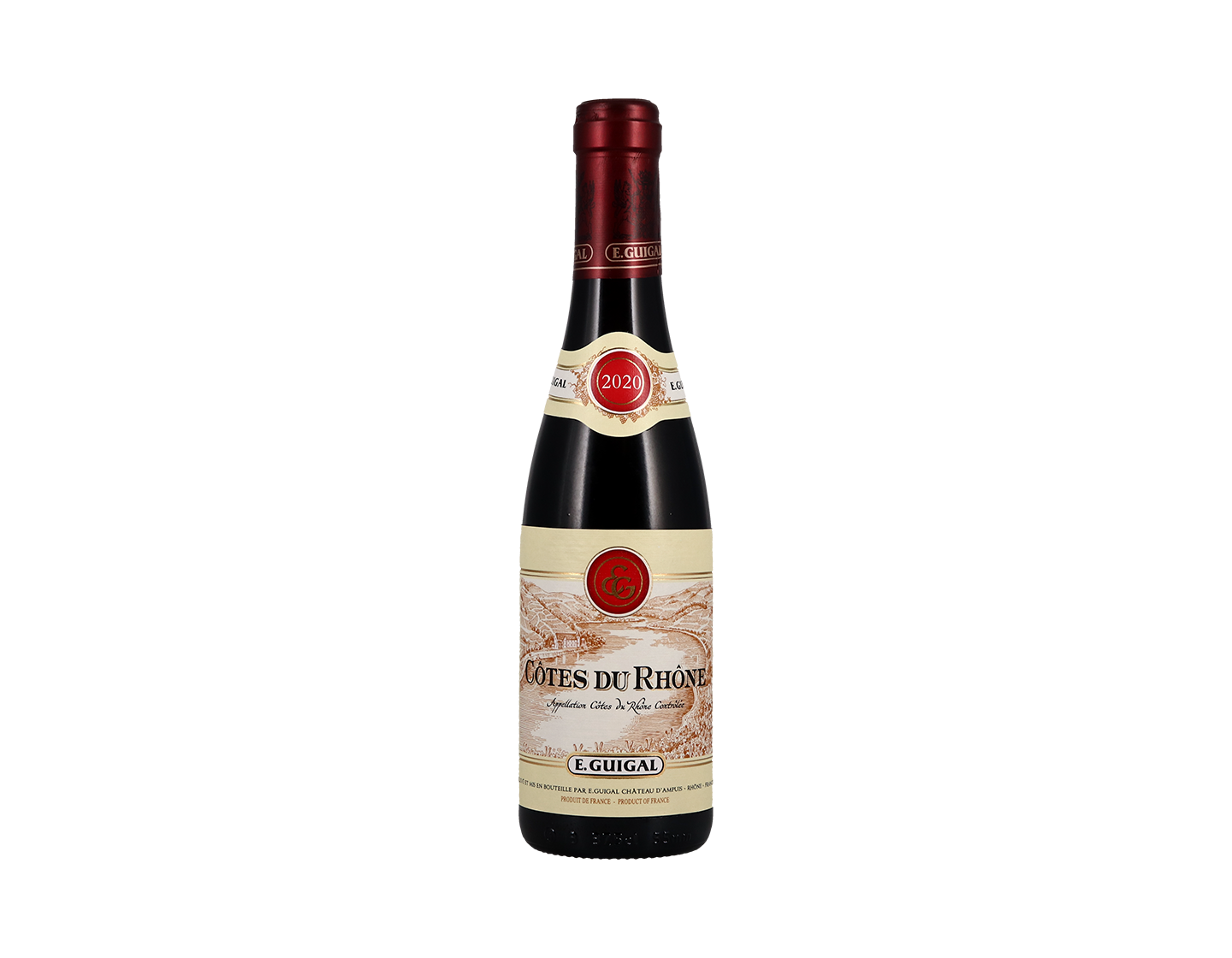 Half bottle of Cotes du Rhone Rouge Guigal 2020
