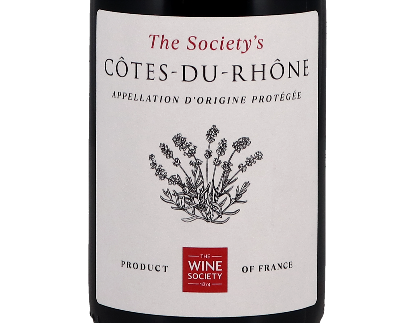 Half bottle of The Society's Cotes du Rhone 2022