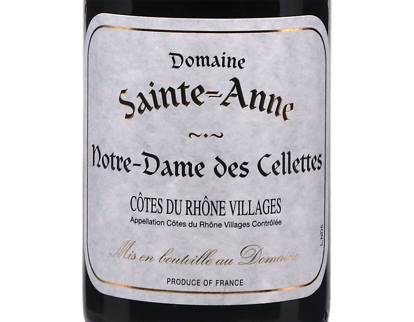 Côtes-du-Rhône Villages, Notre Dame des Cellettes, Domaine Sainte-Anne 2021