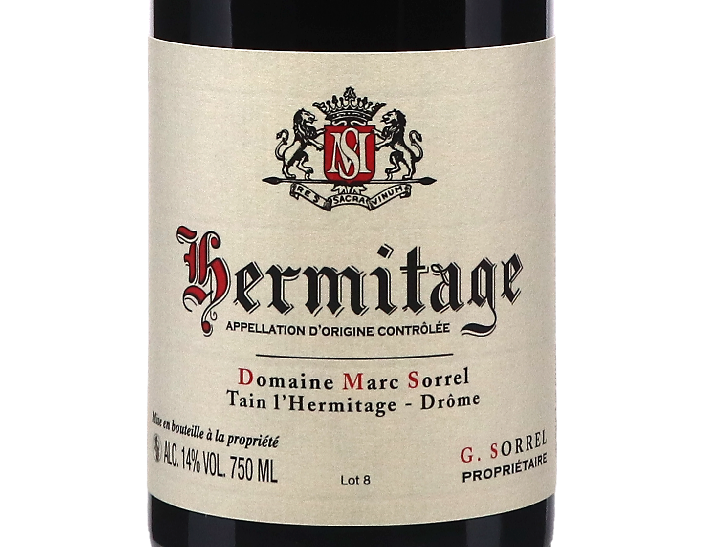 Hermitage Rouge Domaine Marc Sorrel 2022 Red