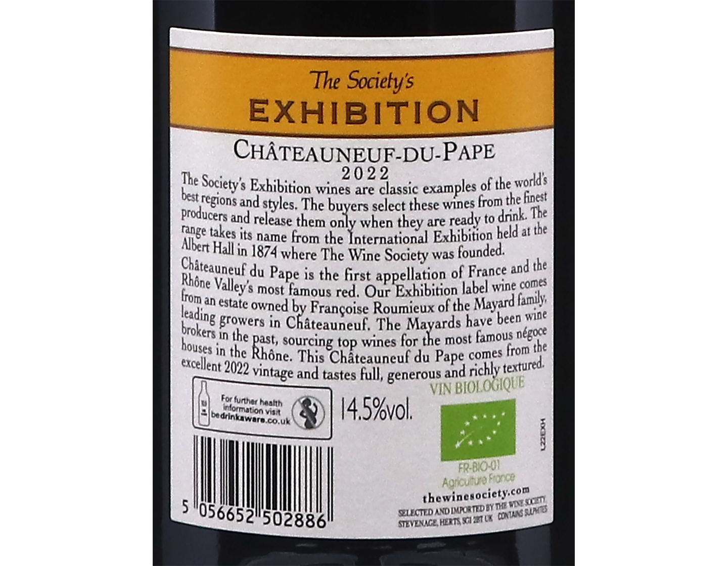 The Society's Exhibition Chateauneuf du Pape 2022