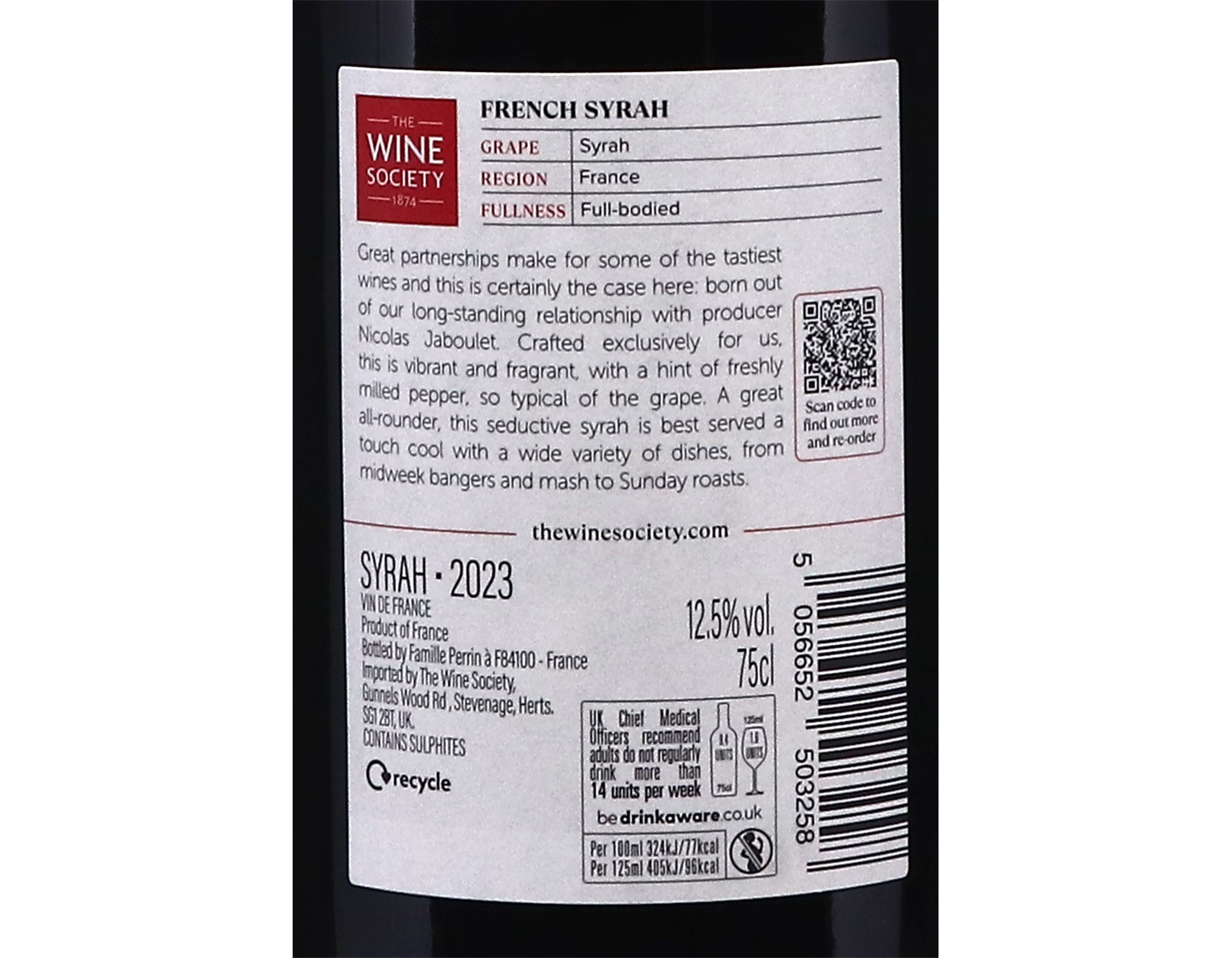 The Society's French Syrah 2023