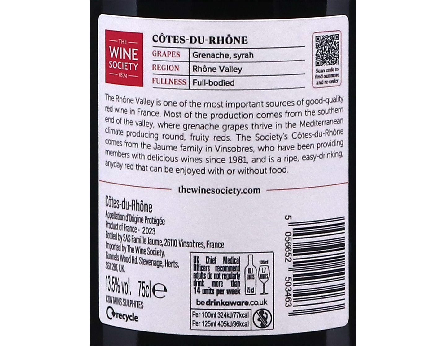 The Societys Cotes du Rhone 2023
