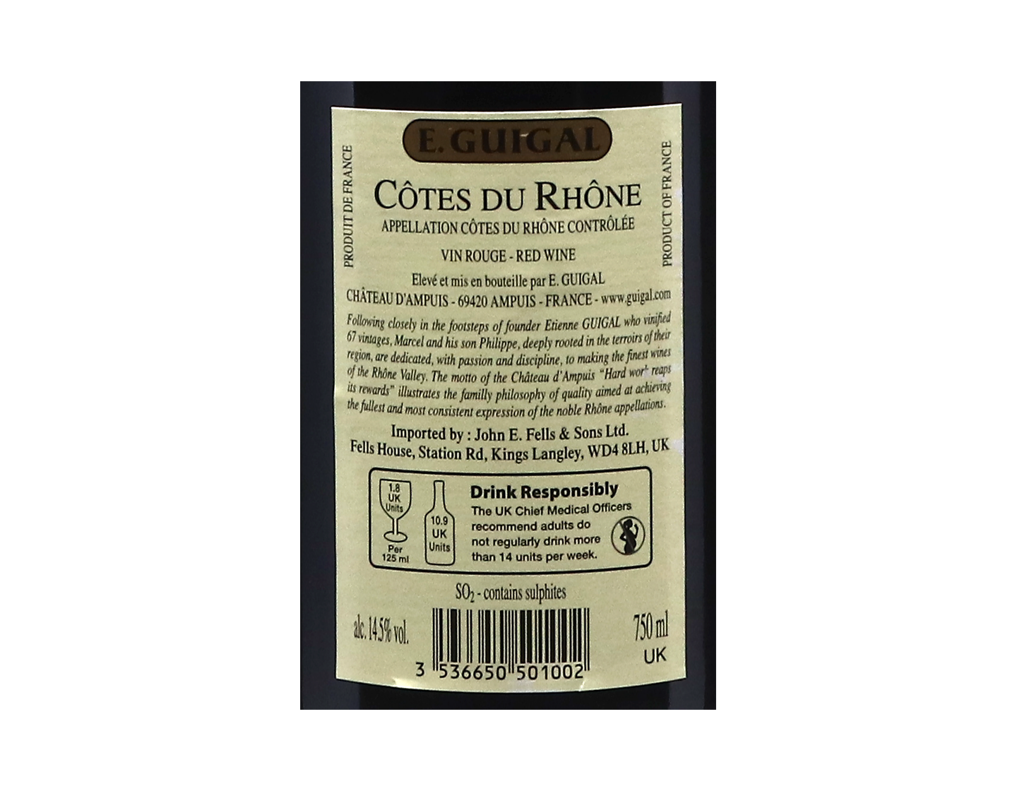 Cotes du Rhone Rouge Guigal 2021