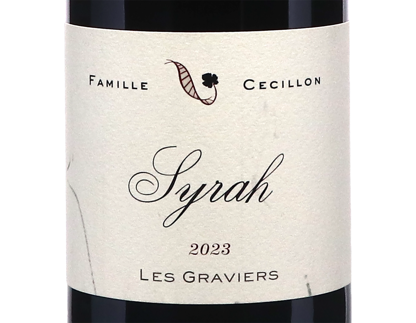 Syrah Les Graviers Vin de France Domaine Julien Cecillon 2023