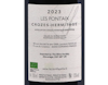 Crozes Hermitage Pontaix Domaine Fayolle 2023 view 3